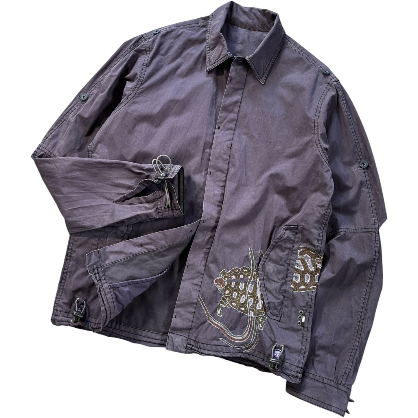 Maharishi 00’s Lightweight Embroidered Turtle Jacket XS