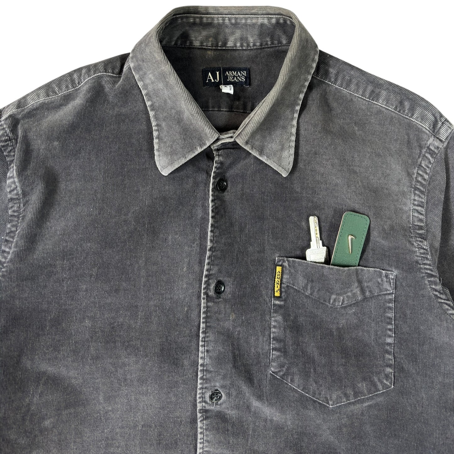 Armani Jeans 00’s Mini Corduroy Shirt M