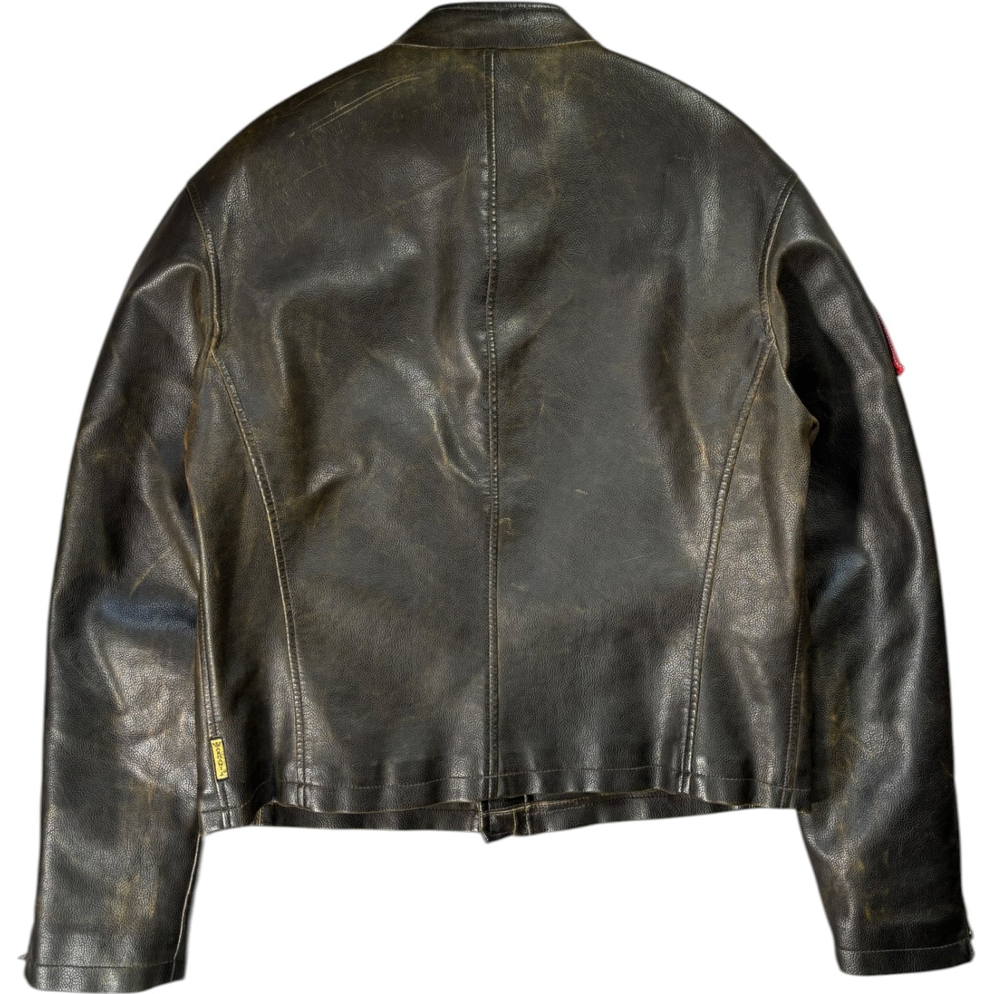 Armani Jeans 00’s Leather Biker Jacket M