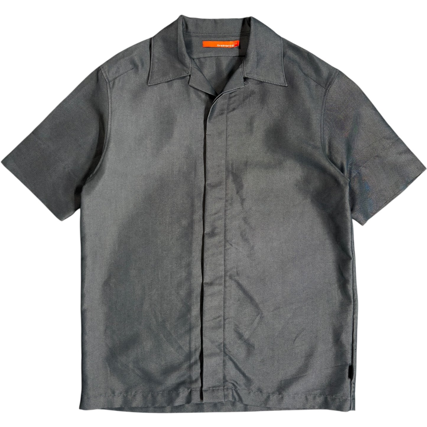 Firetrap 2001 Concealed Button Short Sleeve Shirt S
