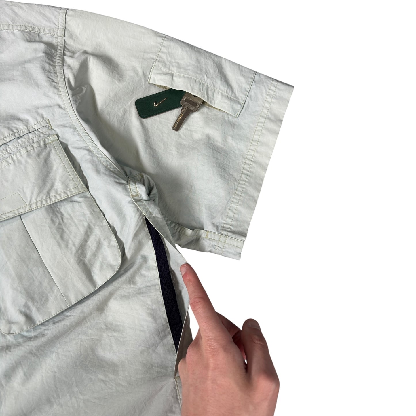Puma 00’s Dual Pocket Ventilated Short Sleeve Shirt L