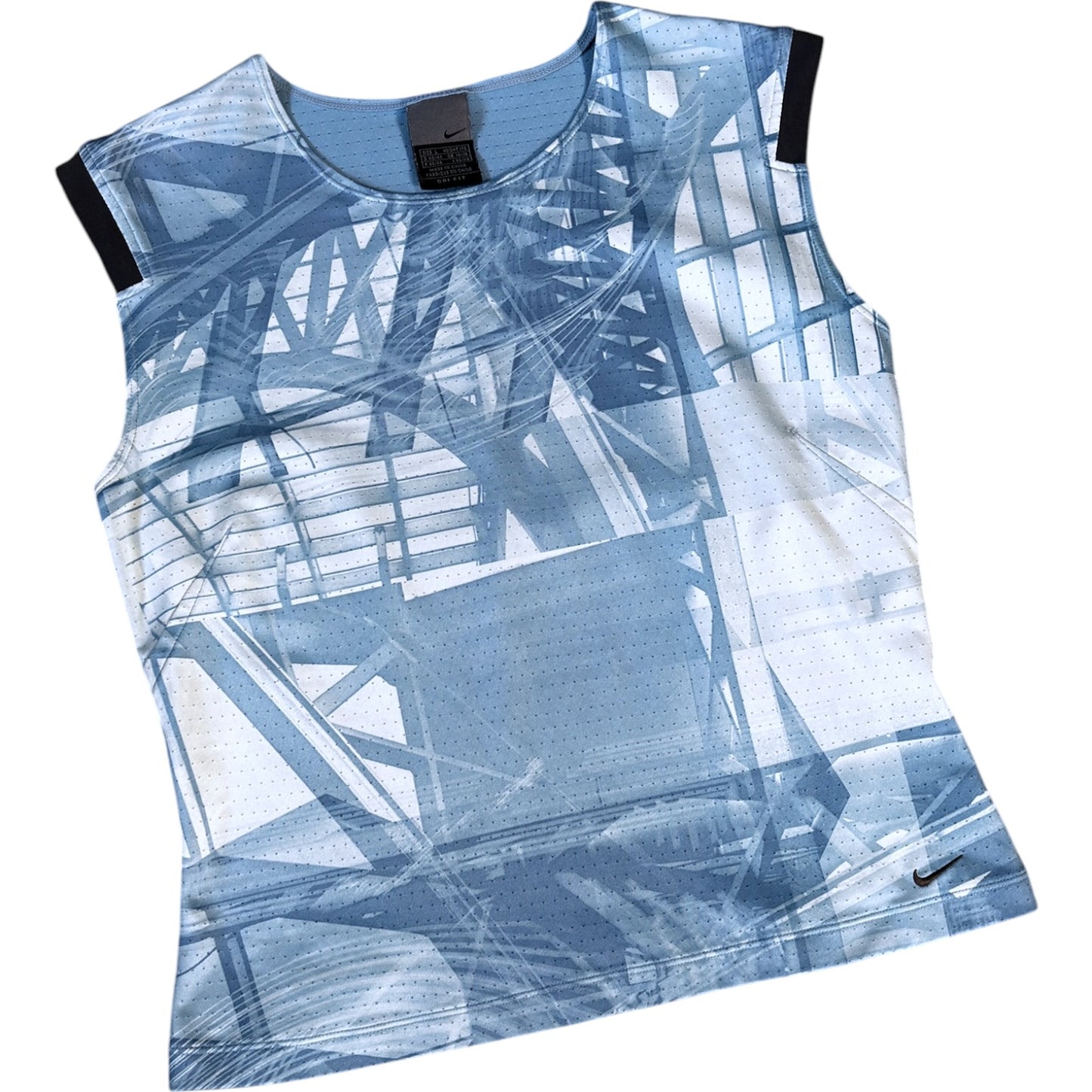 Nike 00’s Women’s Perforated Print Vest Size 10/12