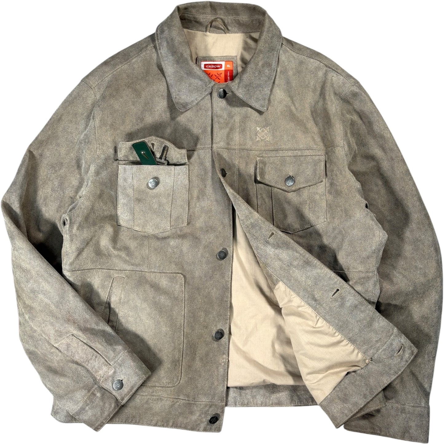 Oxbow 00’s Suede Leather Jacket XL