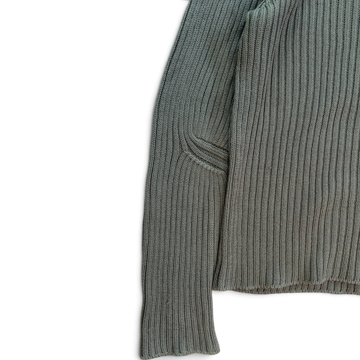 Prada FW1999 Ribbed Heavyweight Turtle Neck Wool Jumper L