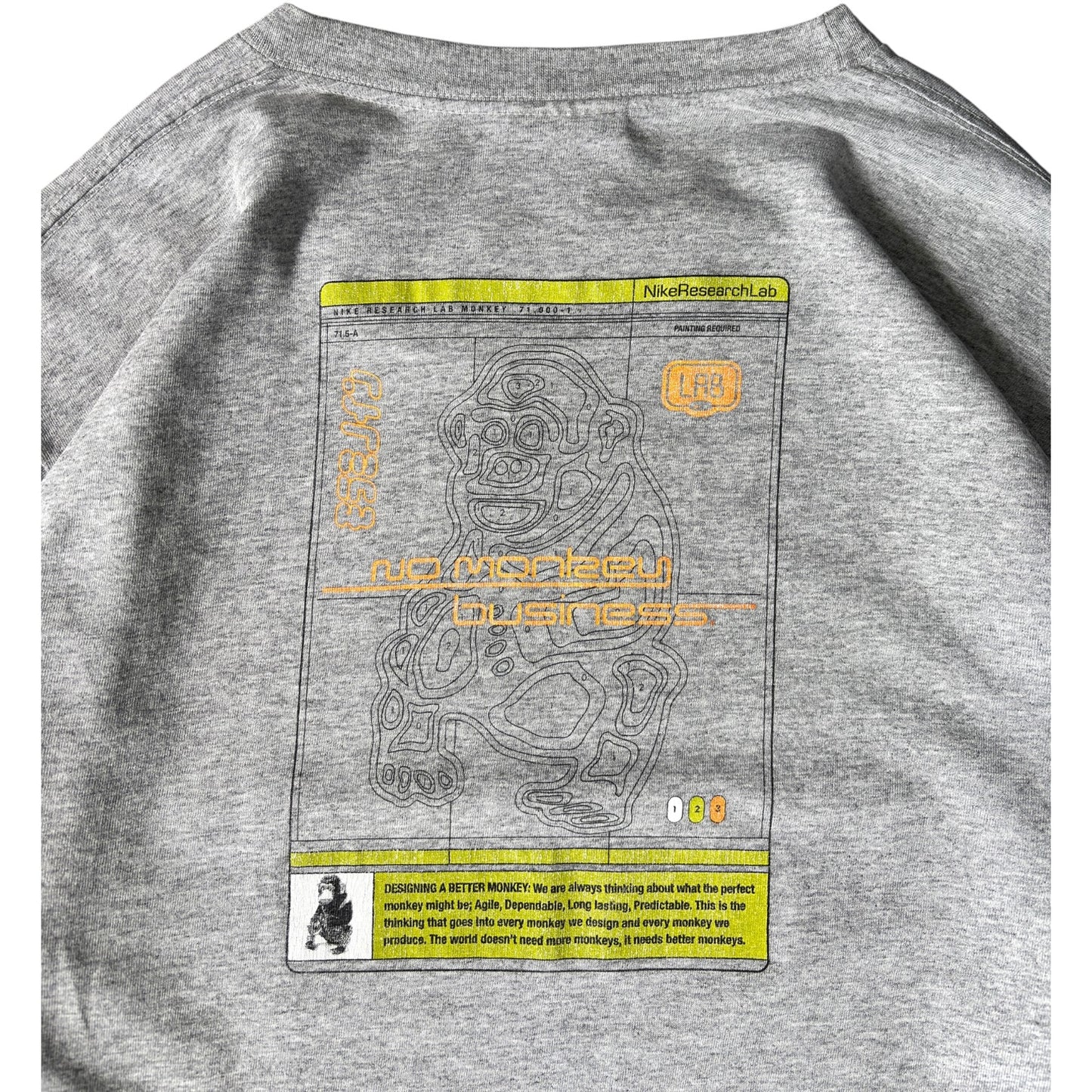 Nike Lab 00’s “No Monkey Business” Longsleeve T Shirt M