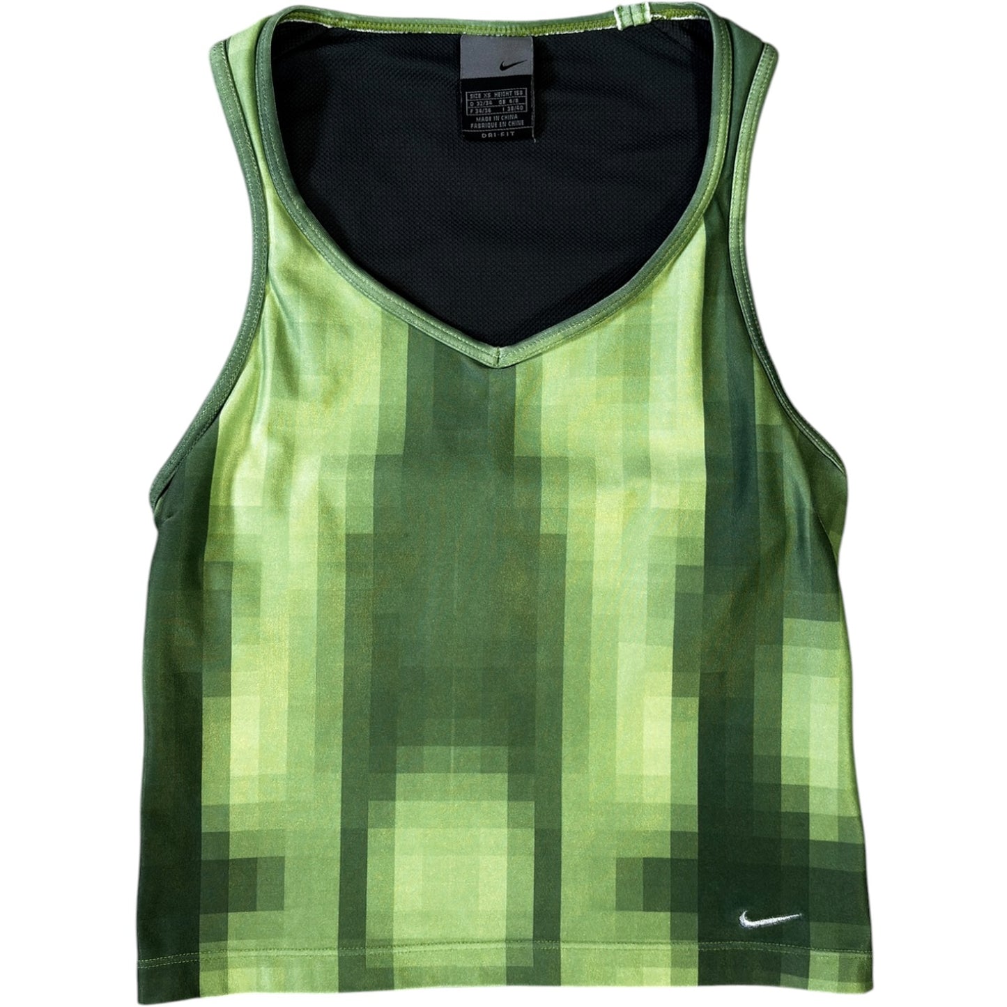 Nike 00’s Dri Fit Digi Vest Top Size 6/8
