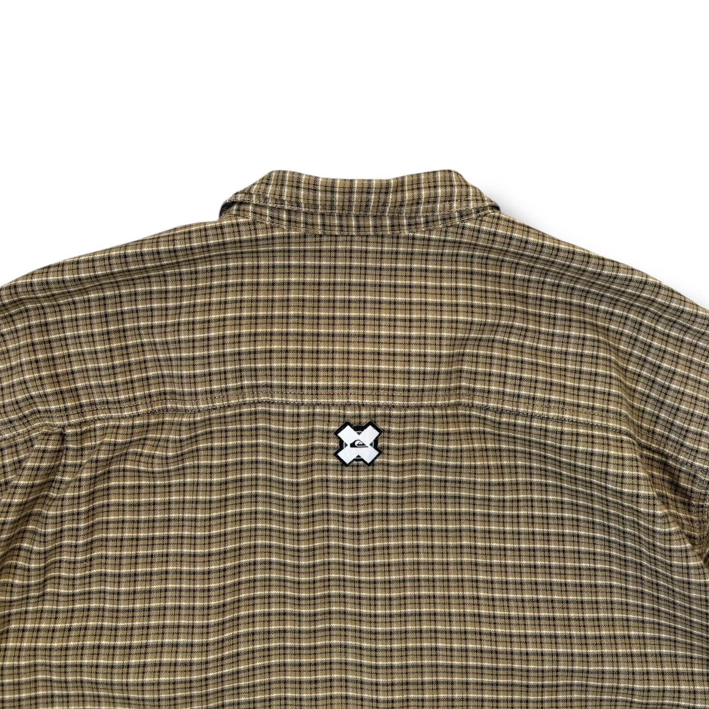 Quiksilver 00’s Short Sleeve Plaid Shirt Extra Large