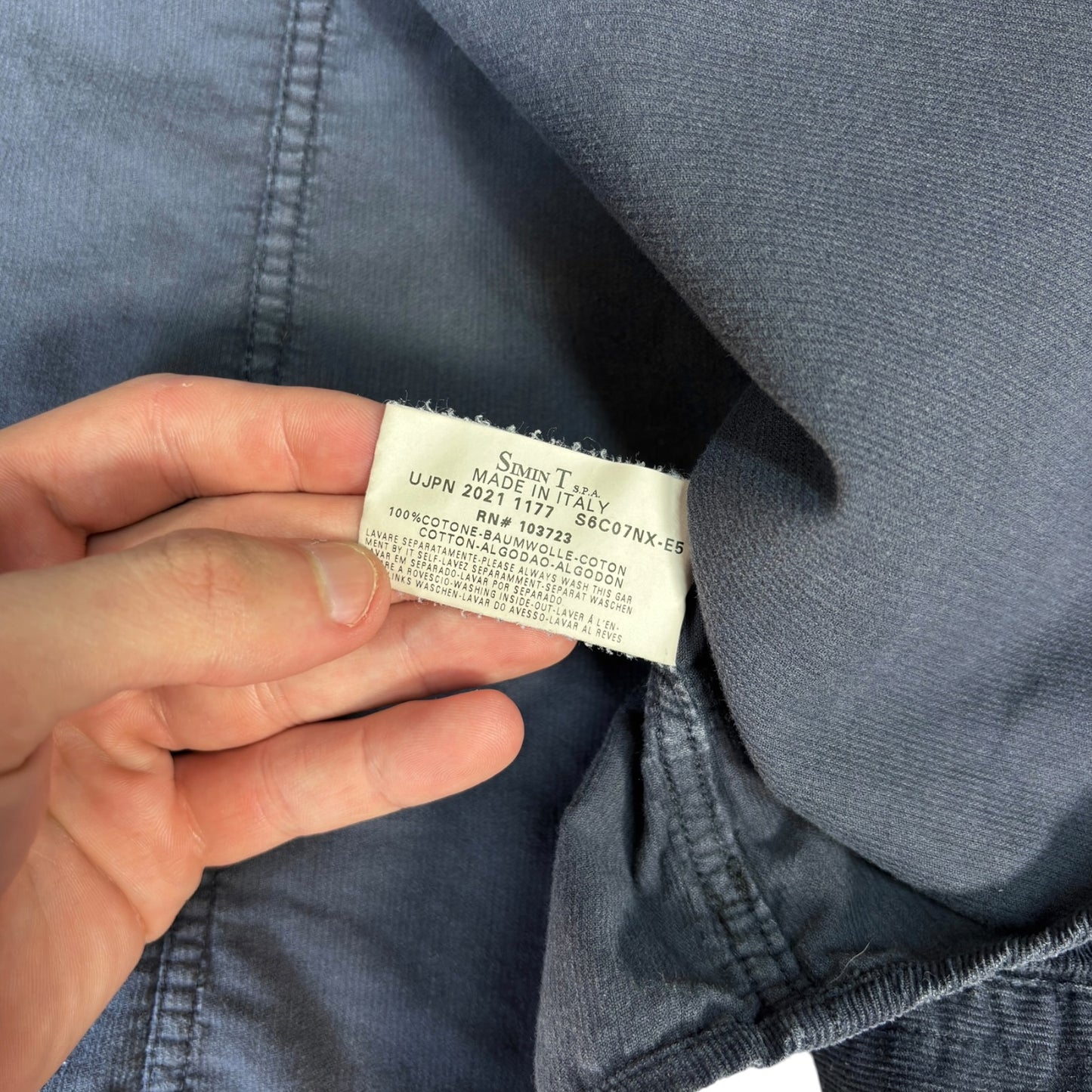 Armani Jeans 00’s Mini Corduroy Shirt S