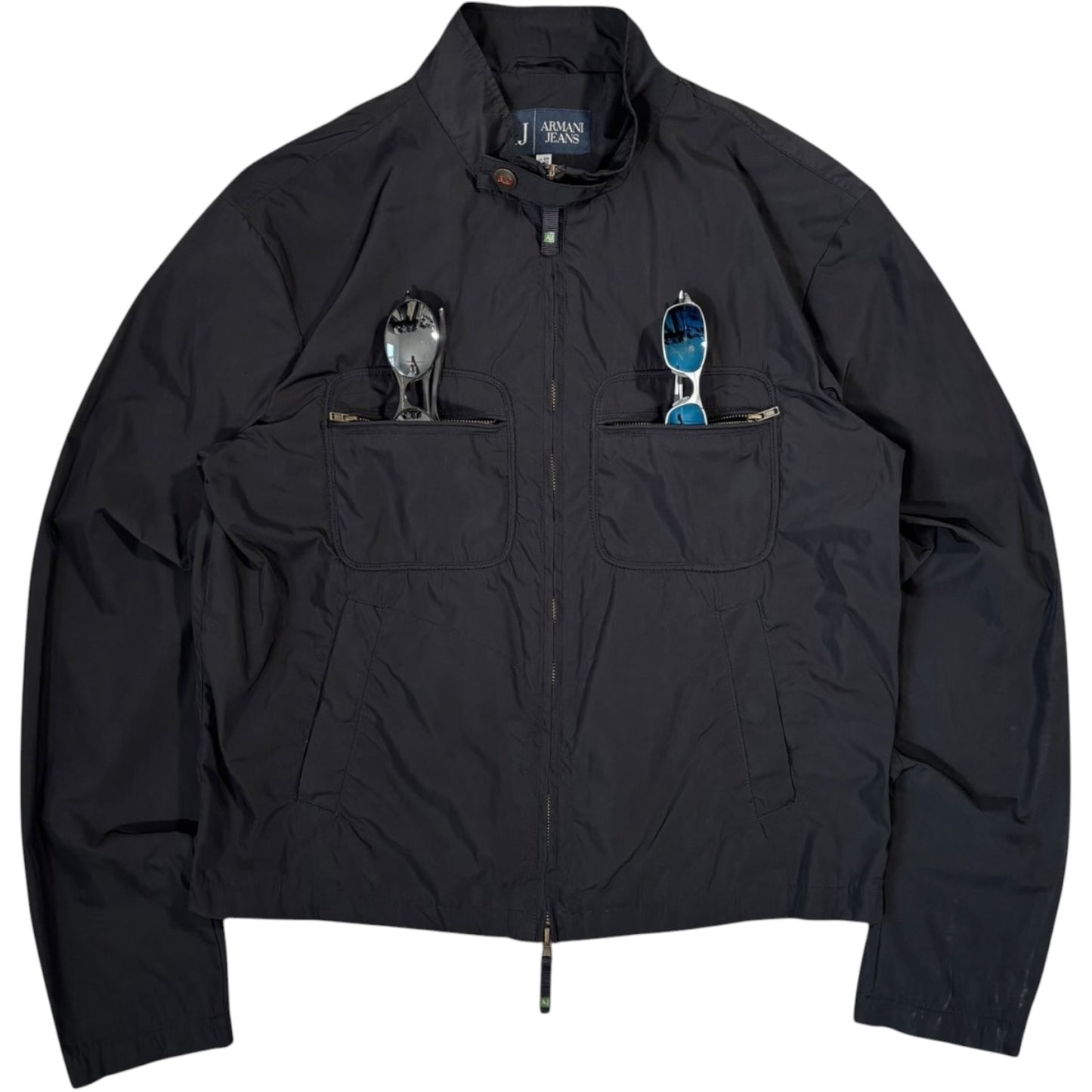 Armani Jeans 00’s Cropped Multipocket Jacket L