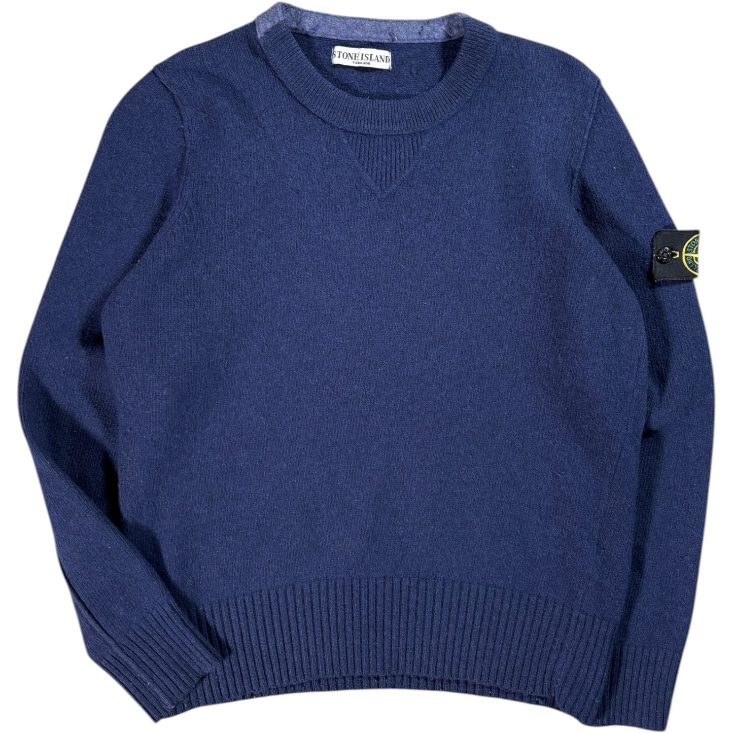 Stone Island 2009 Navy Wool Knit Jumper M