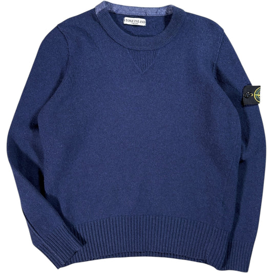 Stone Island 2009 Navy Wool Knit Jumper M