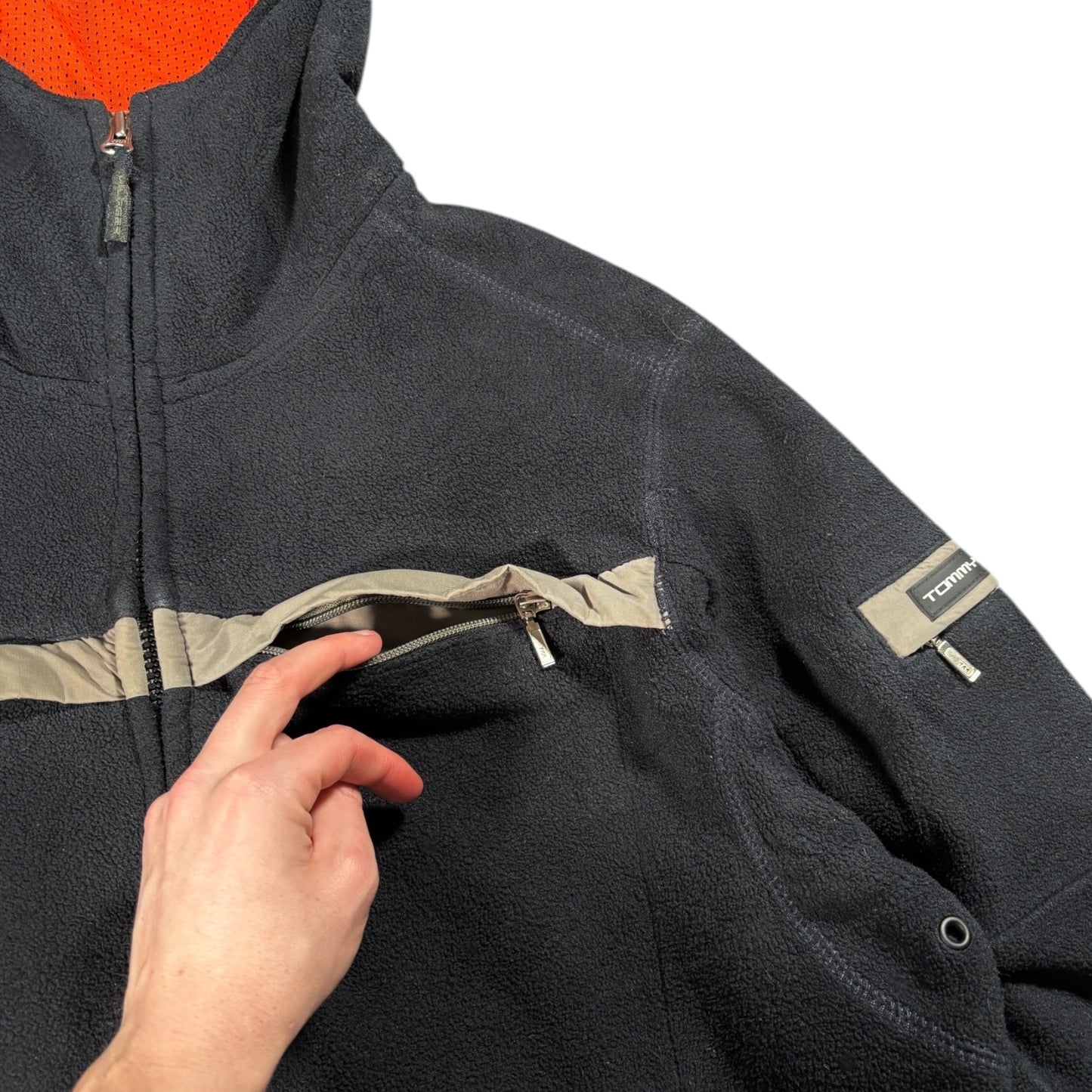Tommy Hilfiger 00’s Panelled Fleece Jacket L