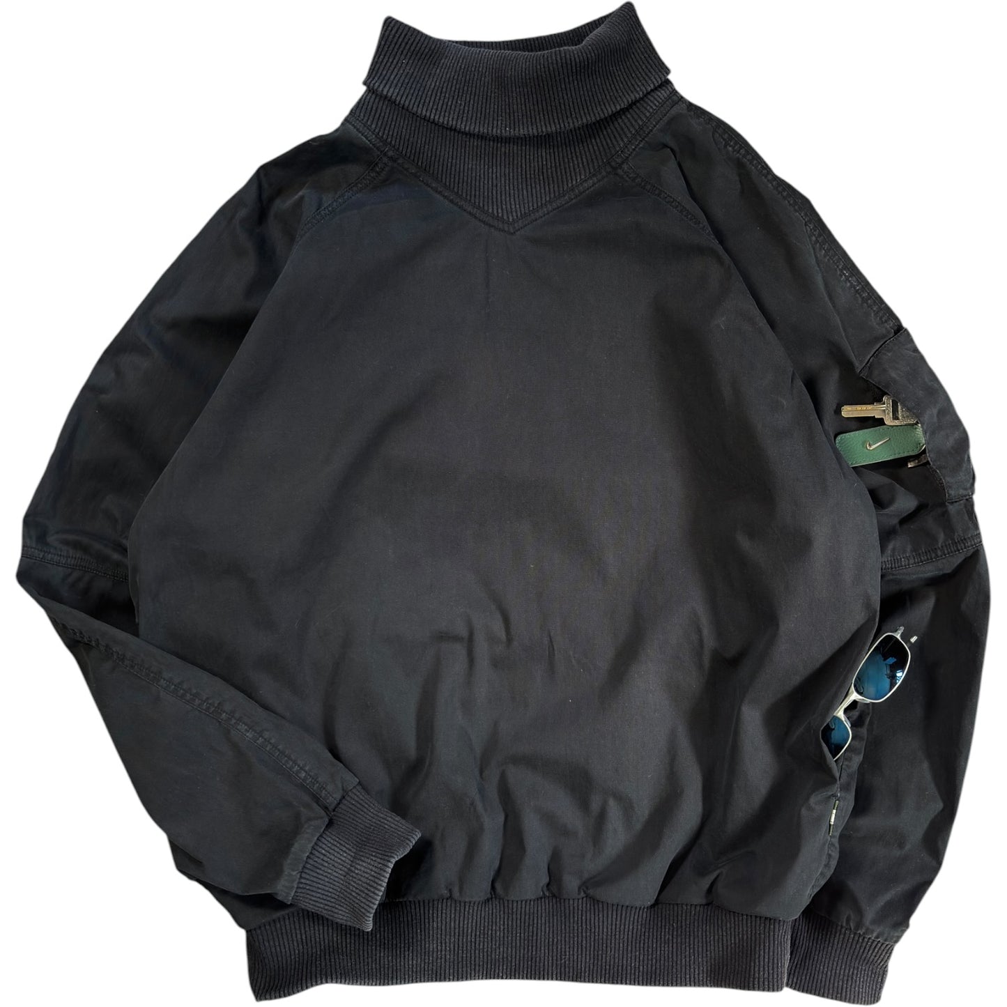 Maharishi 2002 Ribbed Neck Drill Top S