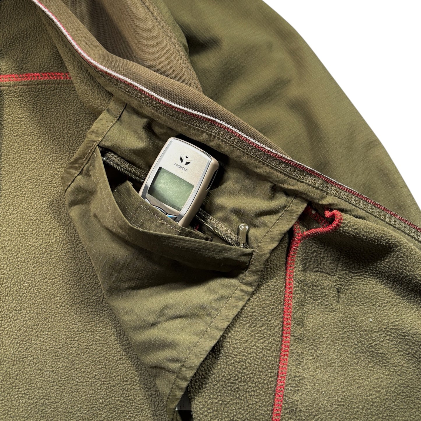 Adidas 2003 Asymmetrical Zip Two Tone Climawarm Hoodie L