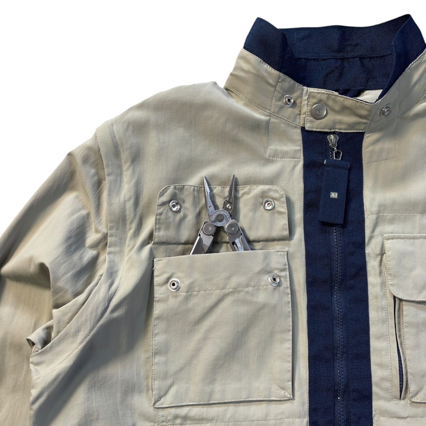 Armani Jeans 00’s Convertible Multipocket Jacket XL