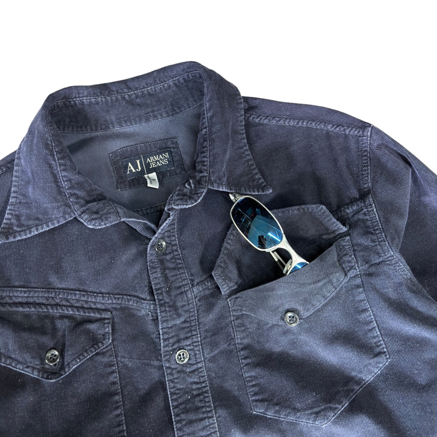 Armani Jeans 00’s Mini Corduroy Shirt S