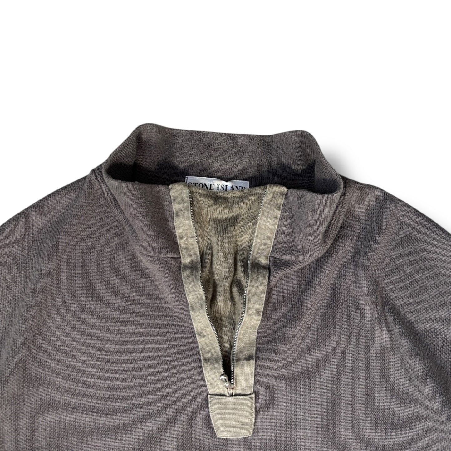 Stone Island AW 2000 Quarter Zip Sweatshirt Extra Large
