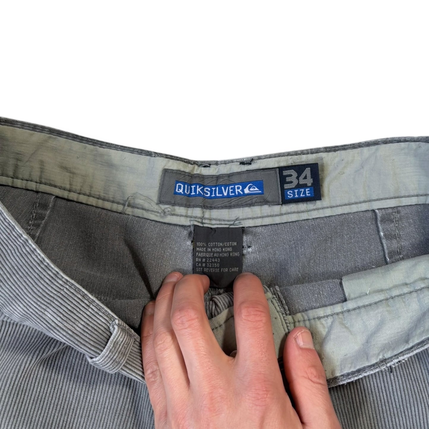 Quiksilver 00’s Corduroy Cargo Shorts 34W