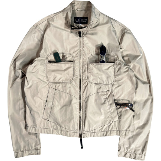 Armani Jeans 00’s Cropped Multipocket Jacket L