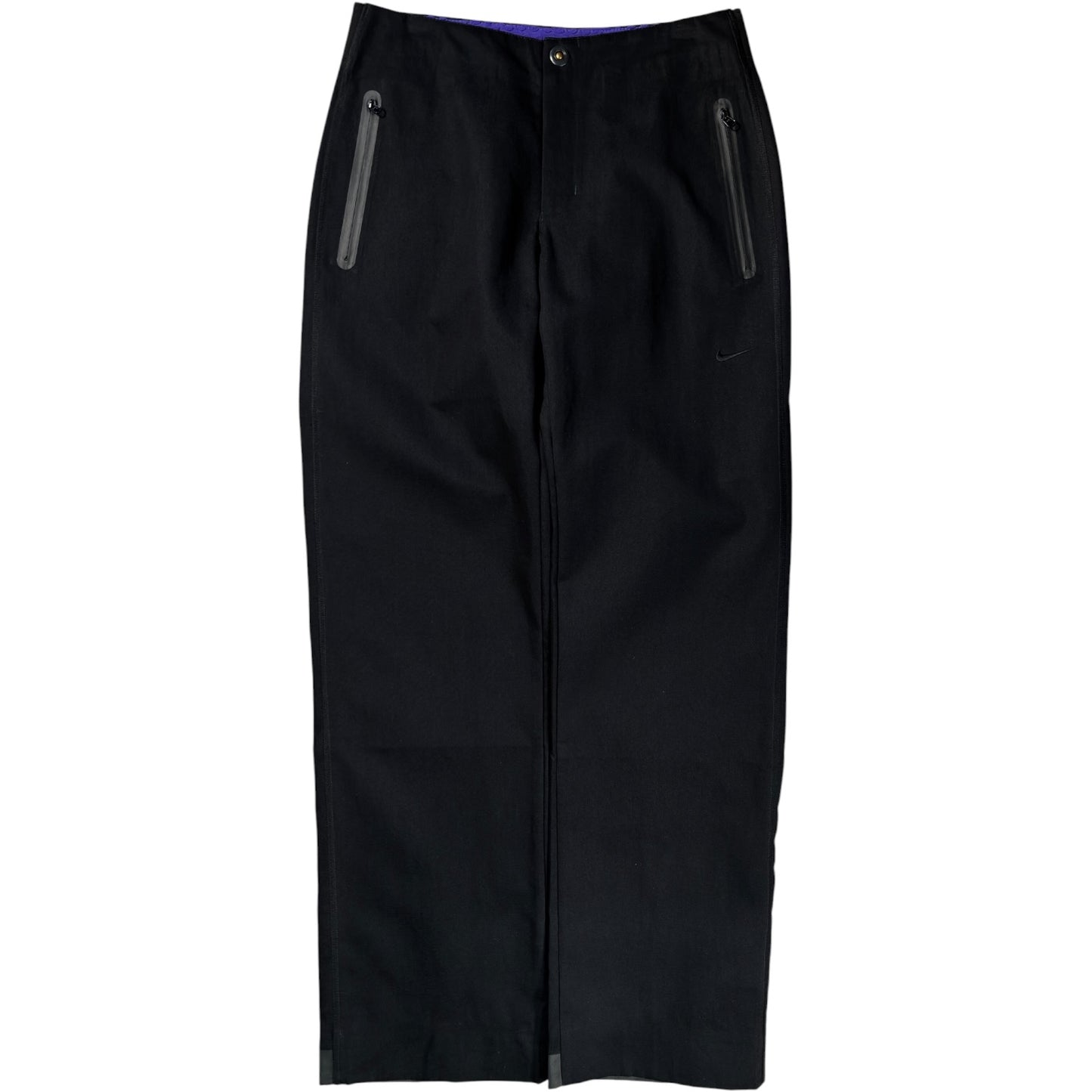 Nike Mobius 2003 Laminated Zip Track Pants W28