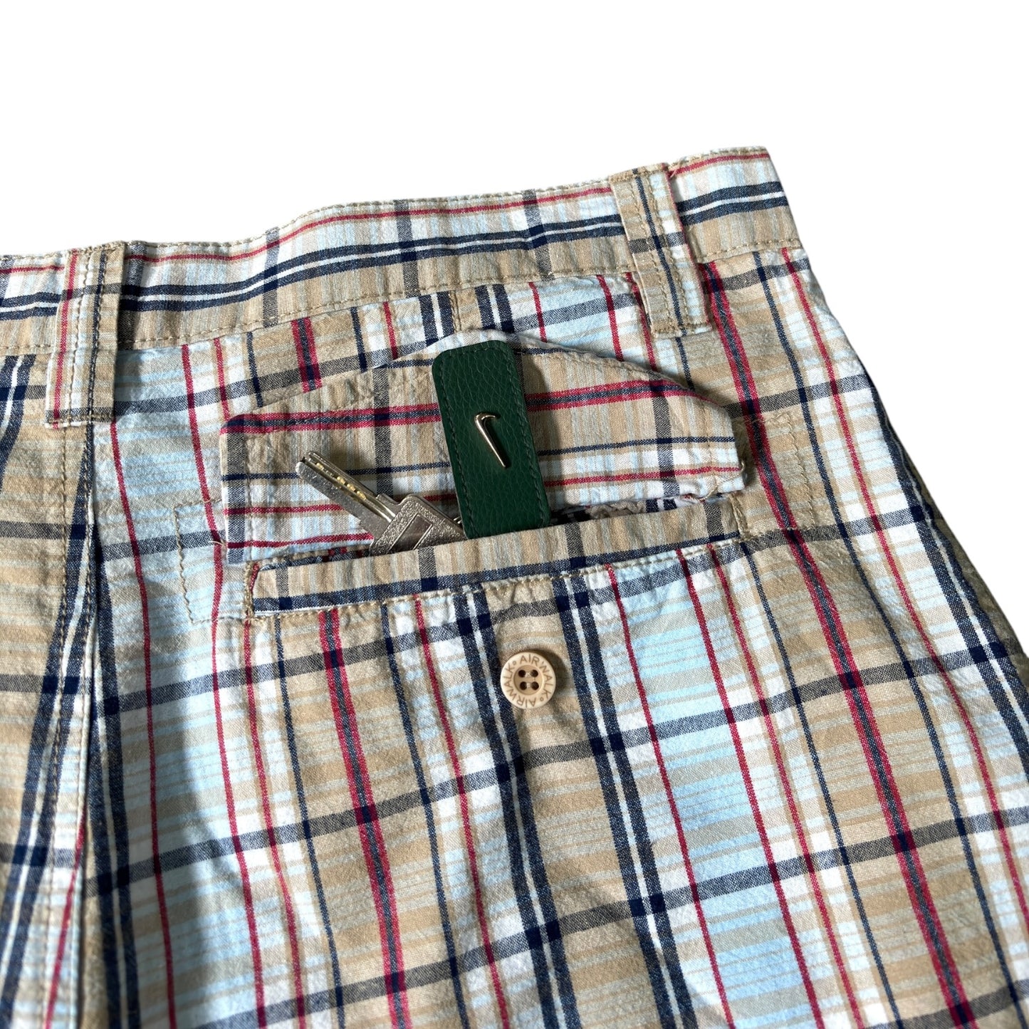 Airwalk 00’s Plaid Cargo Shorts W34