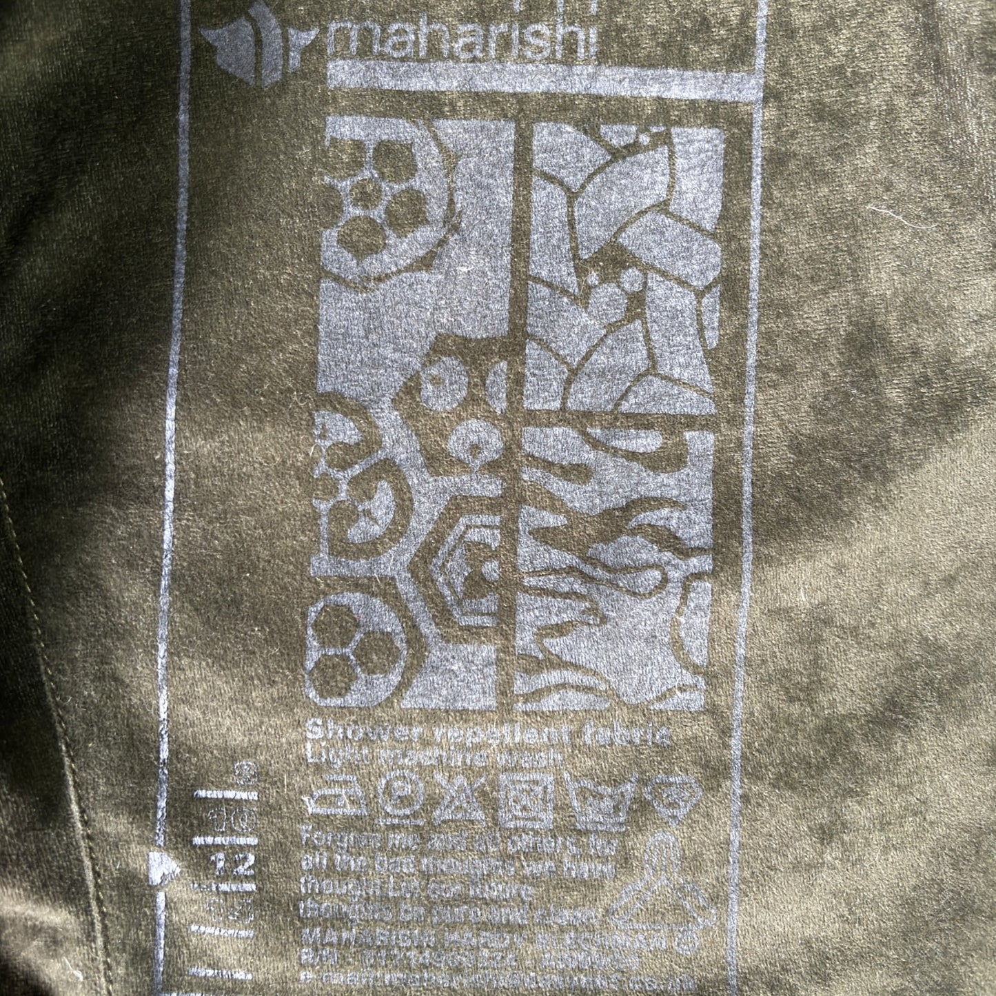 Maharishi 99/00 Water Repellent Women's Asymmetric Zip Jacket UK 12