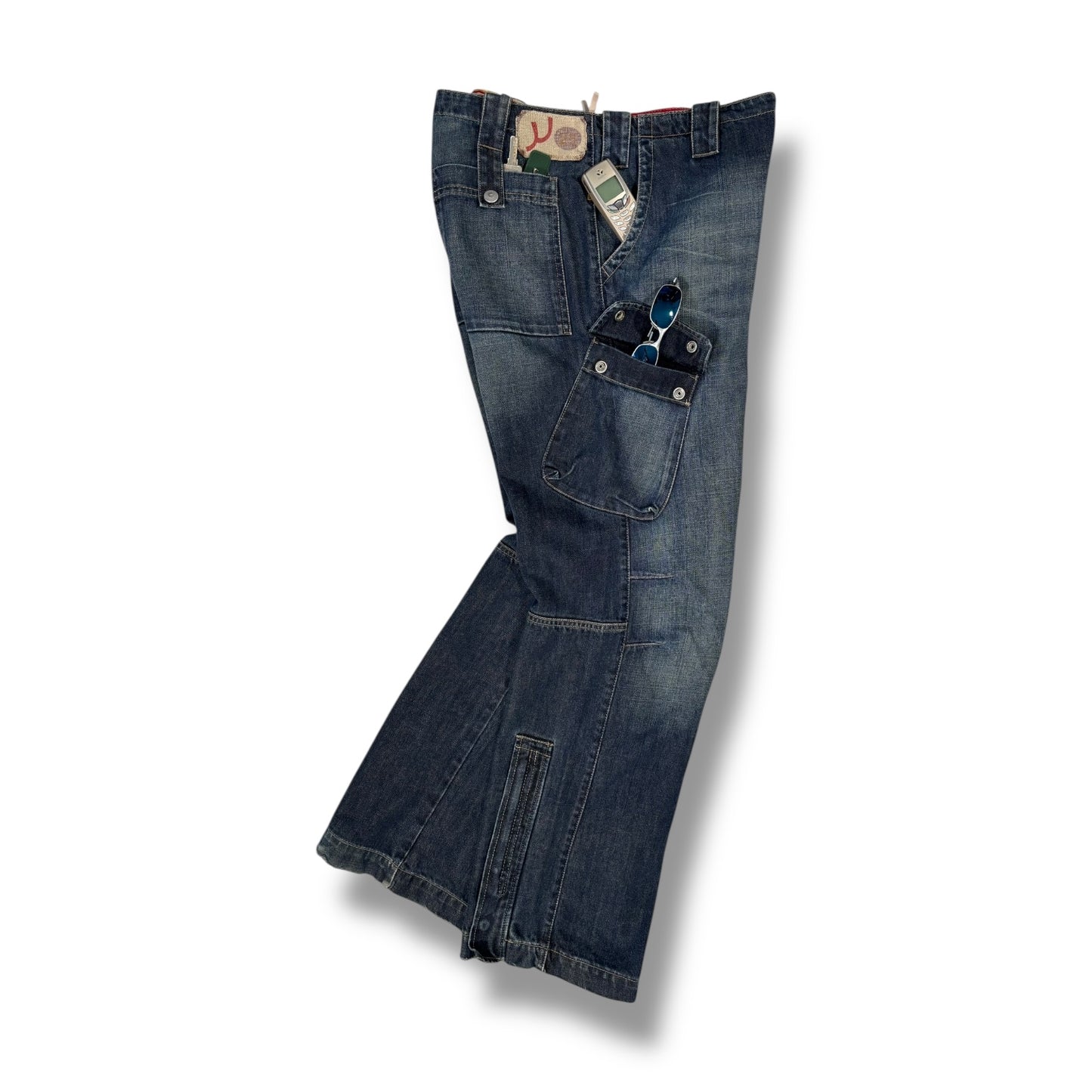 Armani Jeans 00’s Denim Cargo Trousers W34