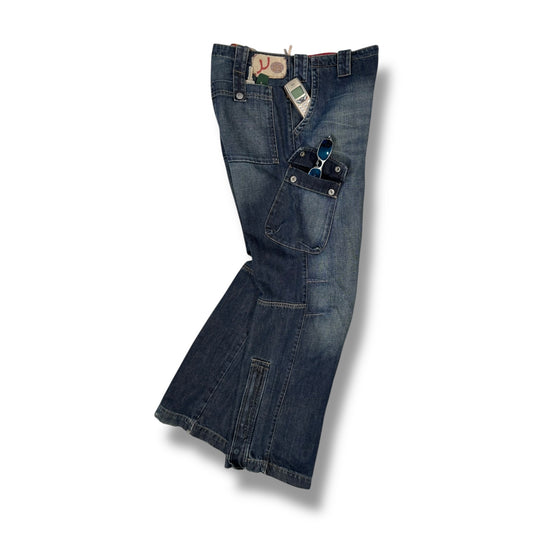 Armani Jeans 00’s Denim Cargo Trousers W34
