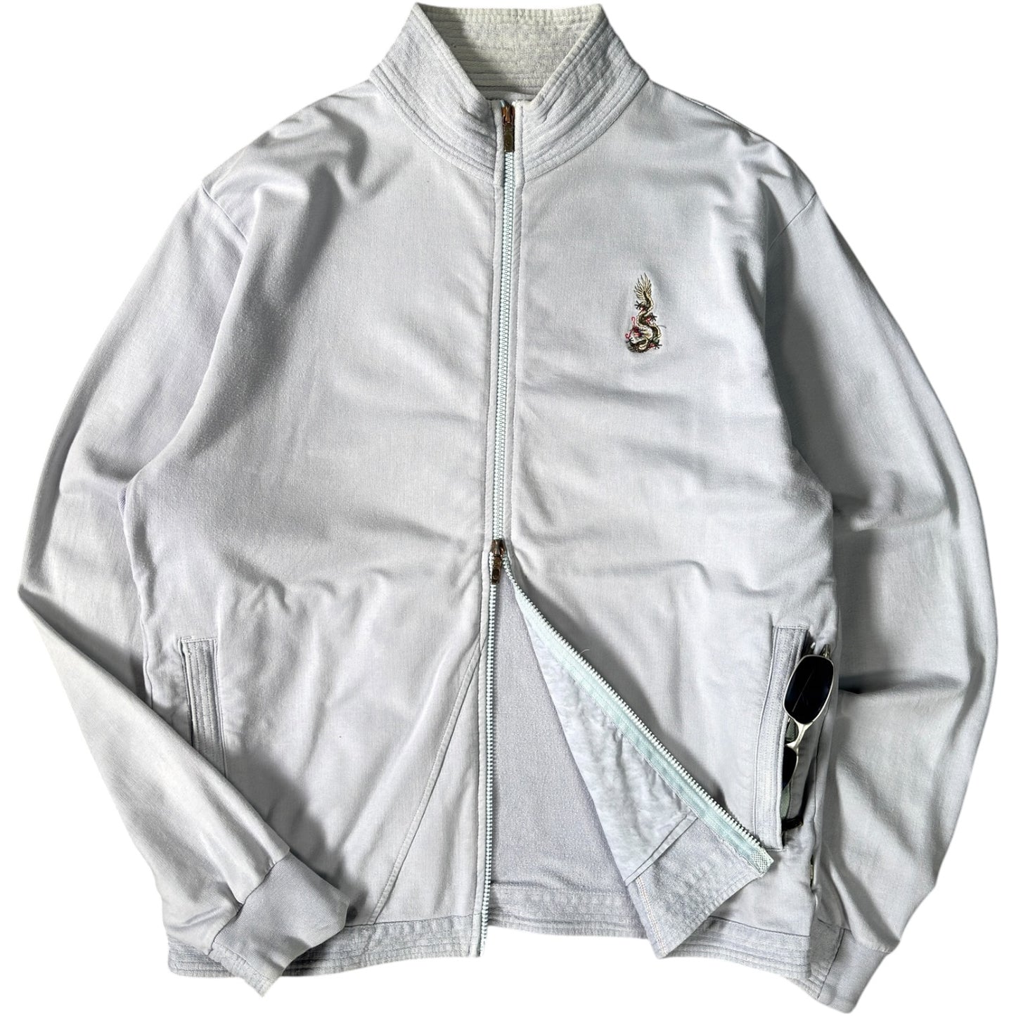Maharishi 00’s Full Zip Embroidered Cotton Jacket L