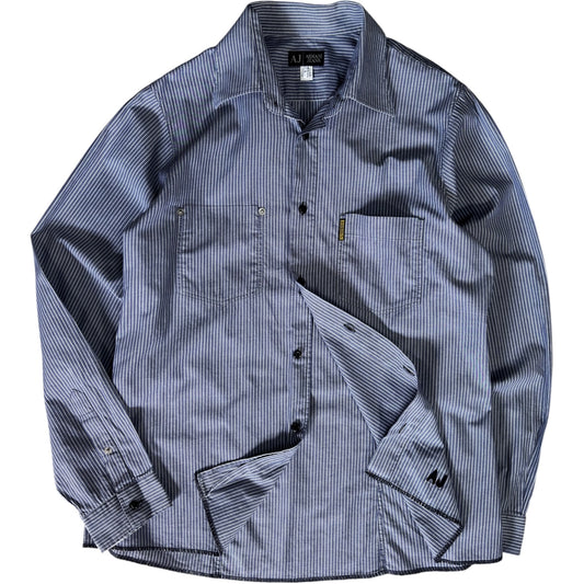 Armani Jeans 00’s Striped Shirt L