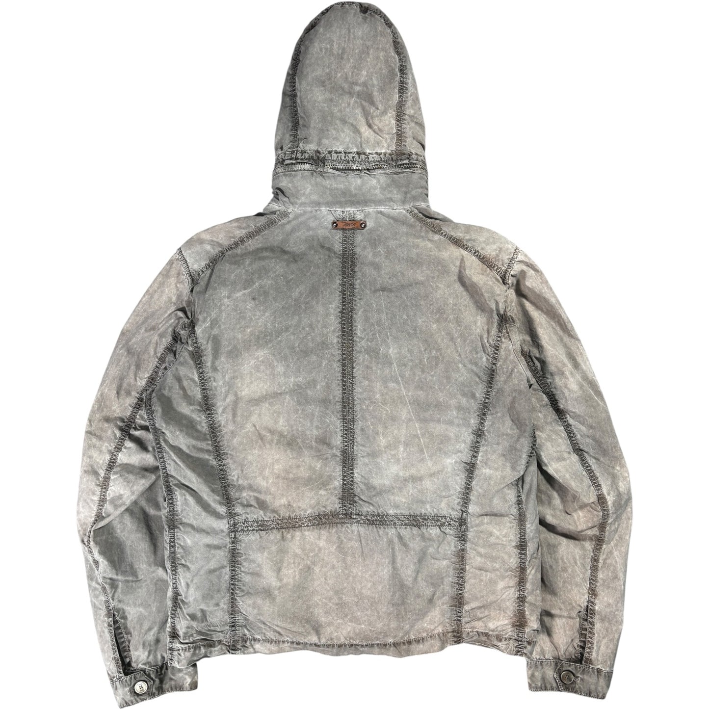 Marlboro Classics 00’s Stone Grey Multipocket Jacket XL