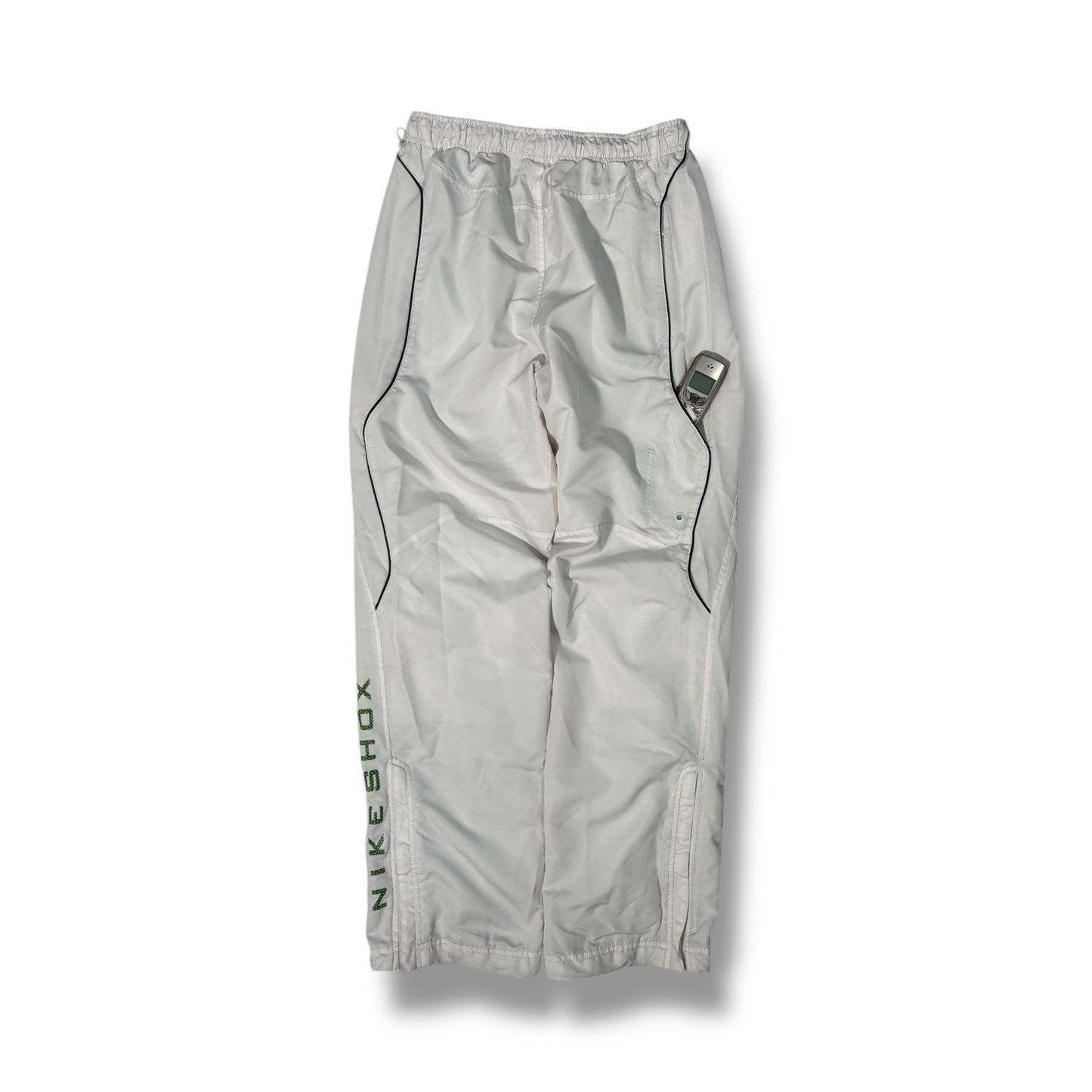 Nike Shox 00’s White Track Pants Small