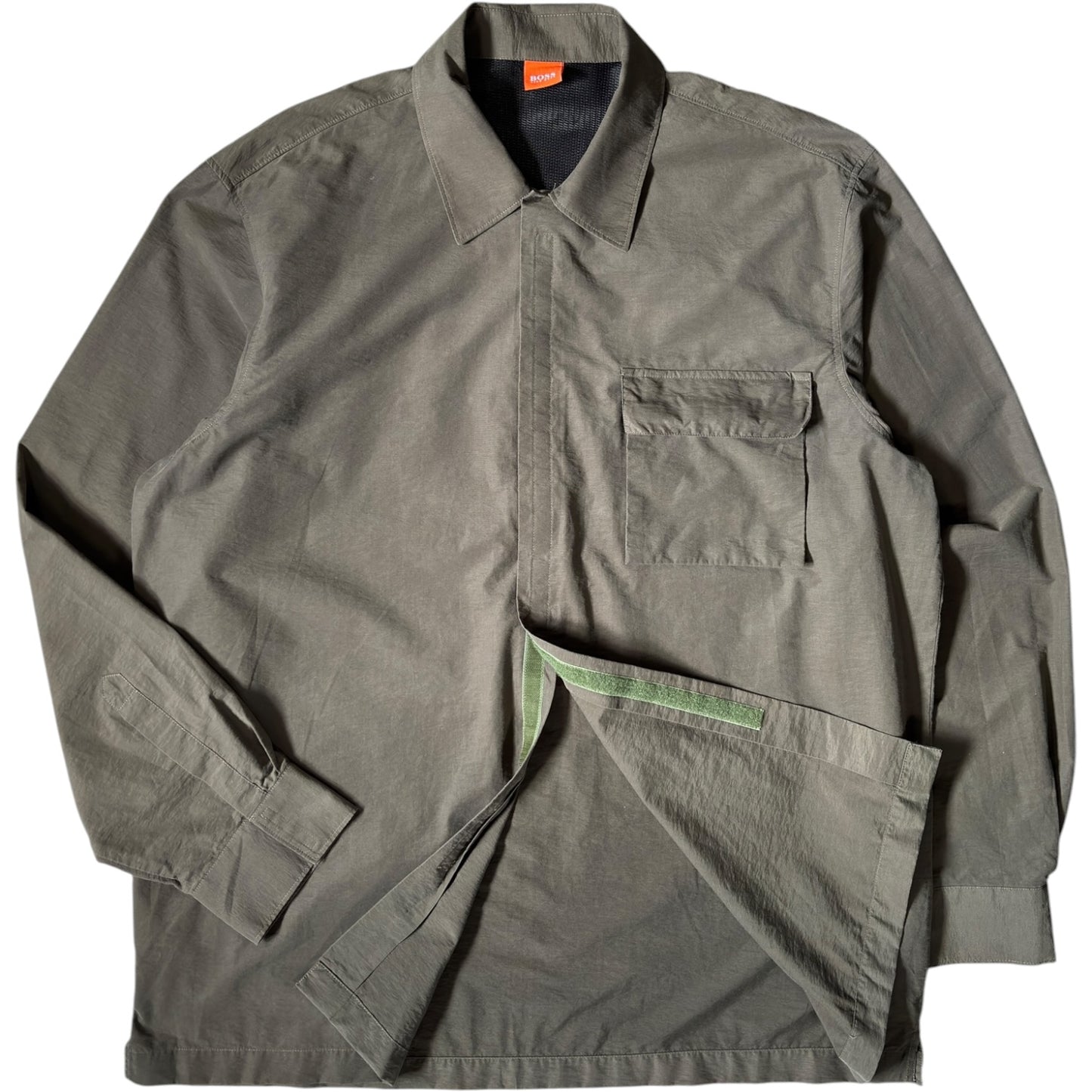 Hugo Boss Orange 00’s Detachable Pocket Nylon Shirt L