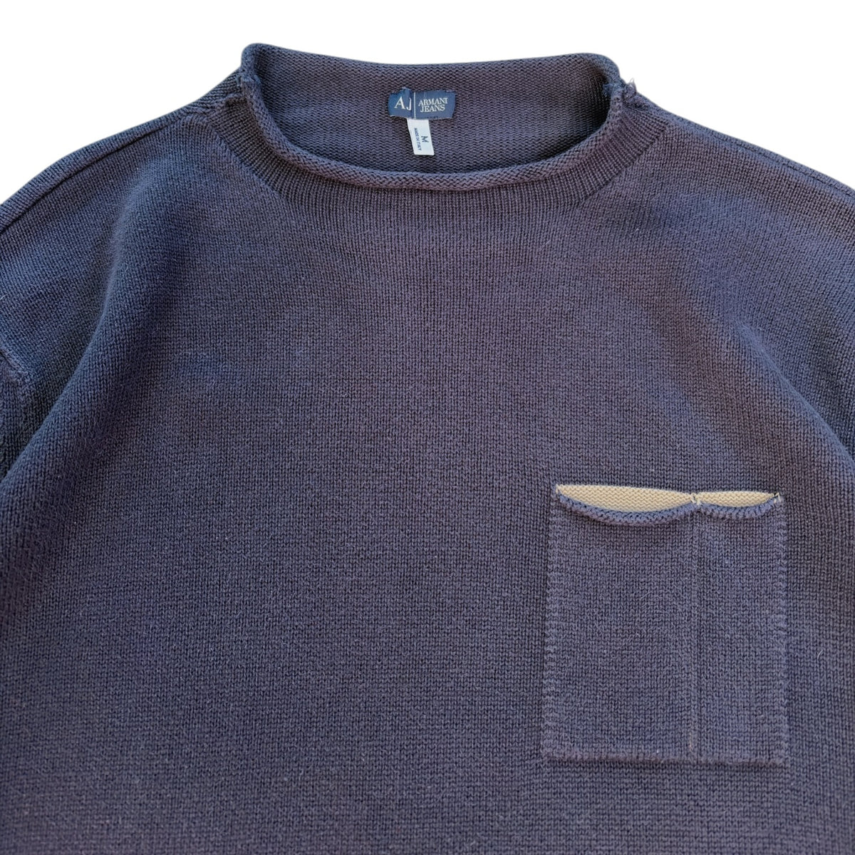 Armani Jeans 00’s Pocket Knit Jumper M