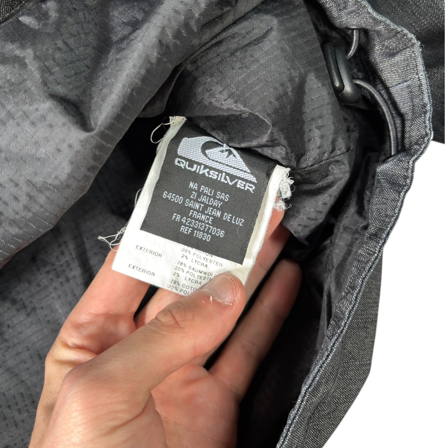 Quiksilver 00’s Quiktech “Spy Games” Cotton Half Zip Anorak Jacket M