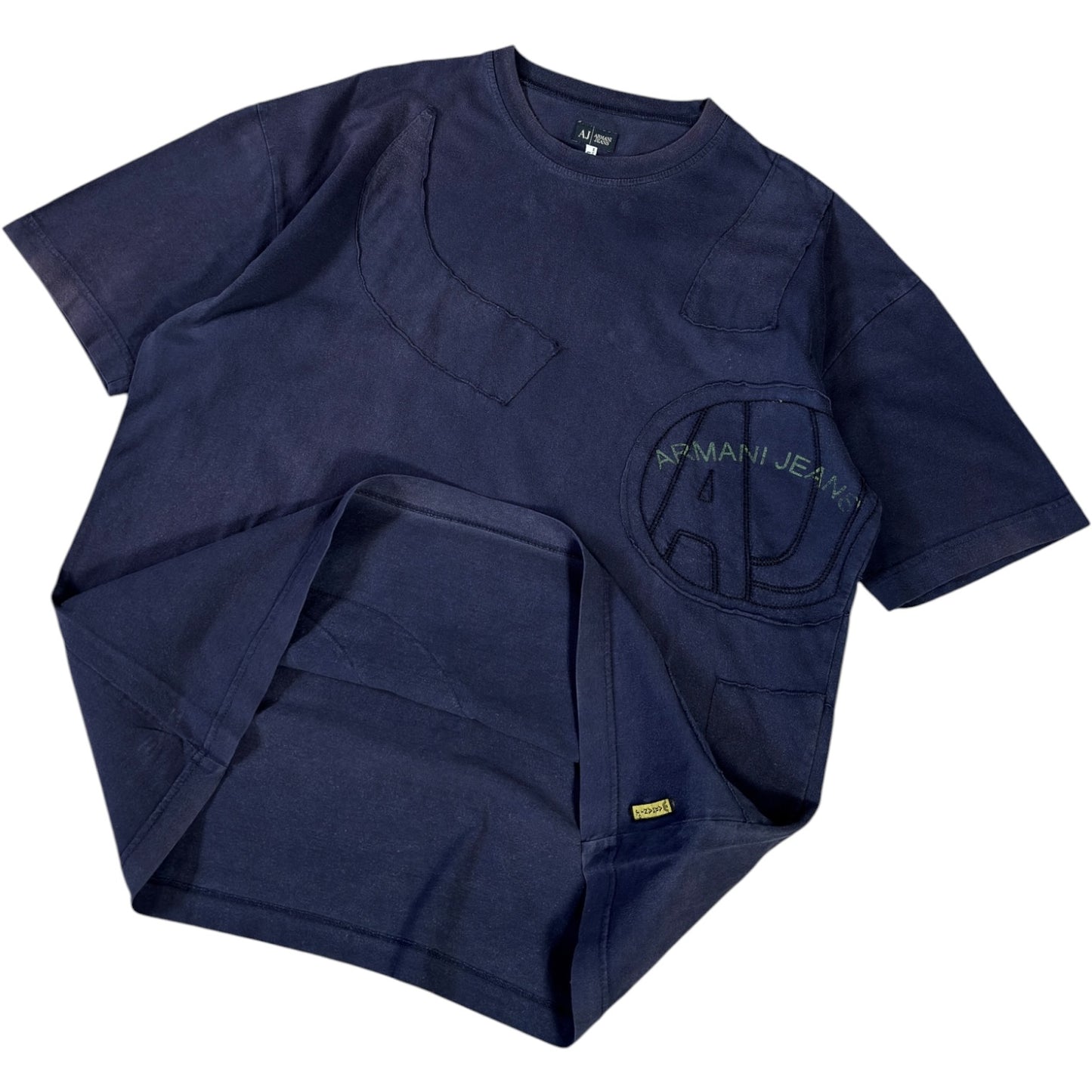 Armani Jeans 00’s Raw Stitch T Shirt L