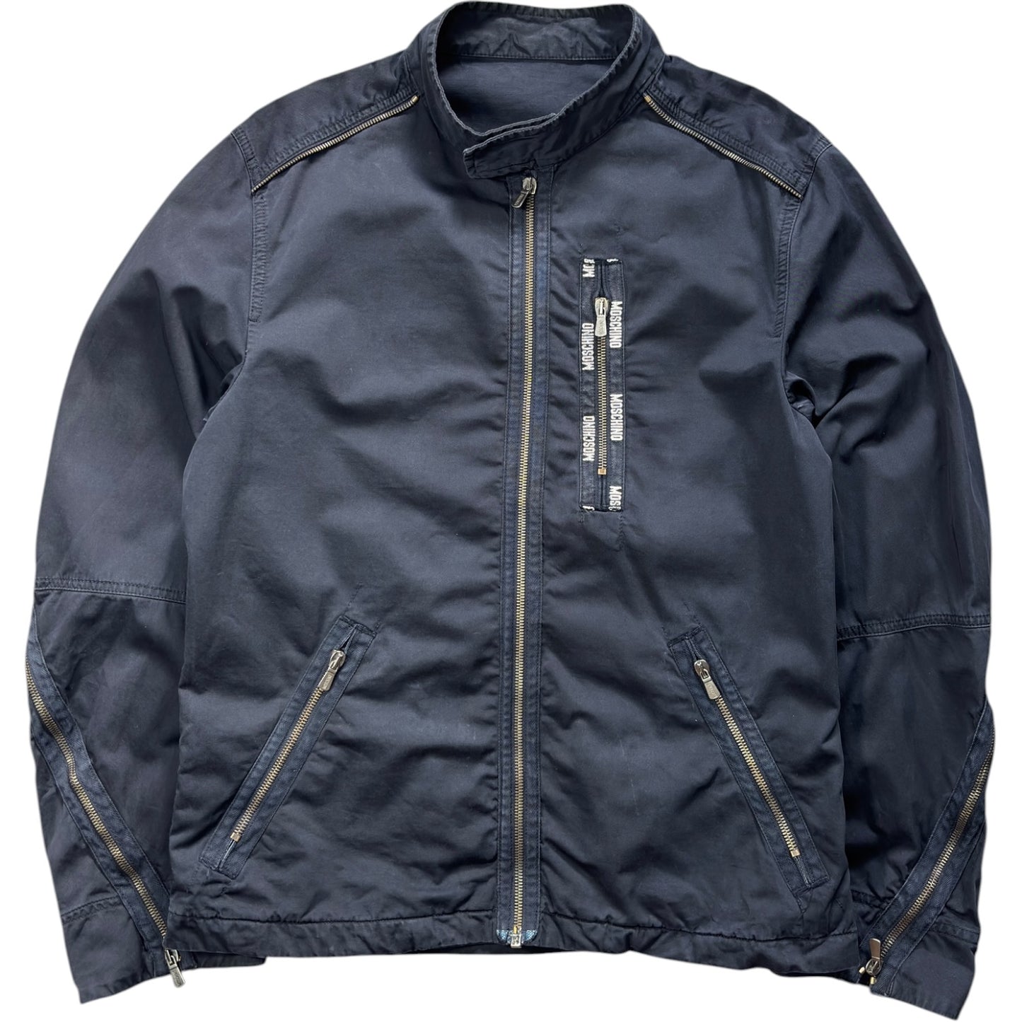 Moschino 00’s Sleeve Zipper Jacket M