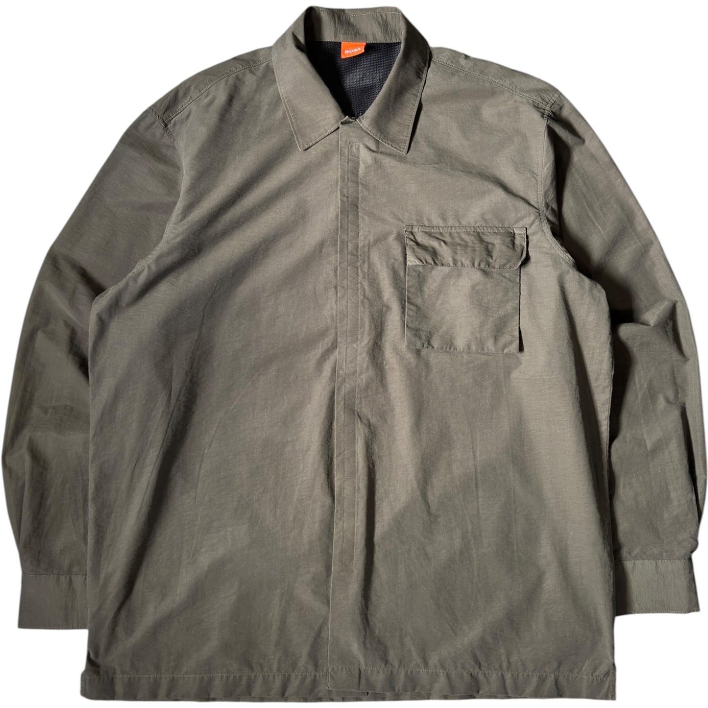 Hugo Boss Orange 00’s Detachable Pocket Nylon Shirt L