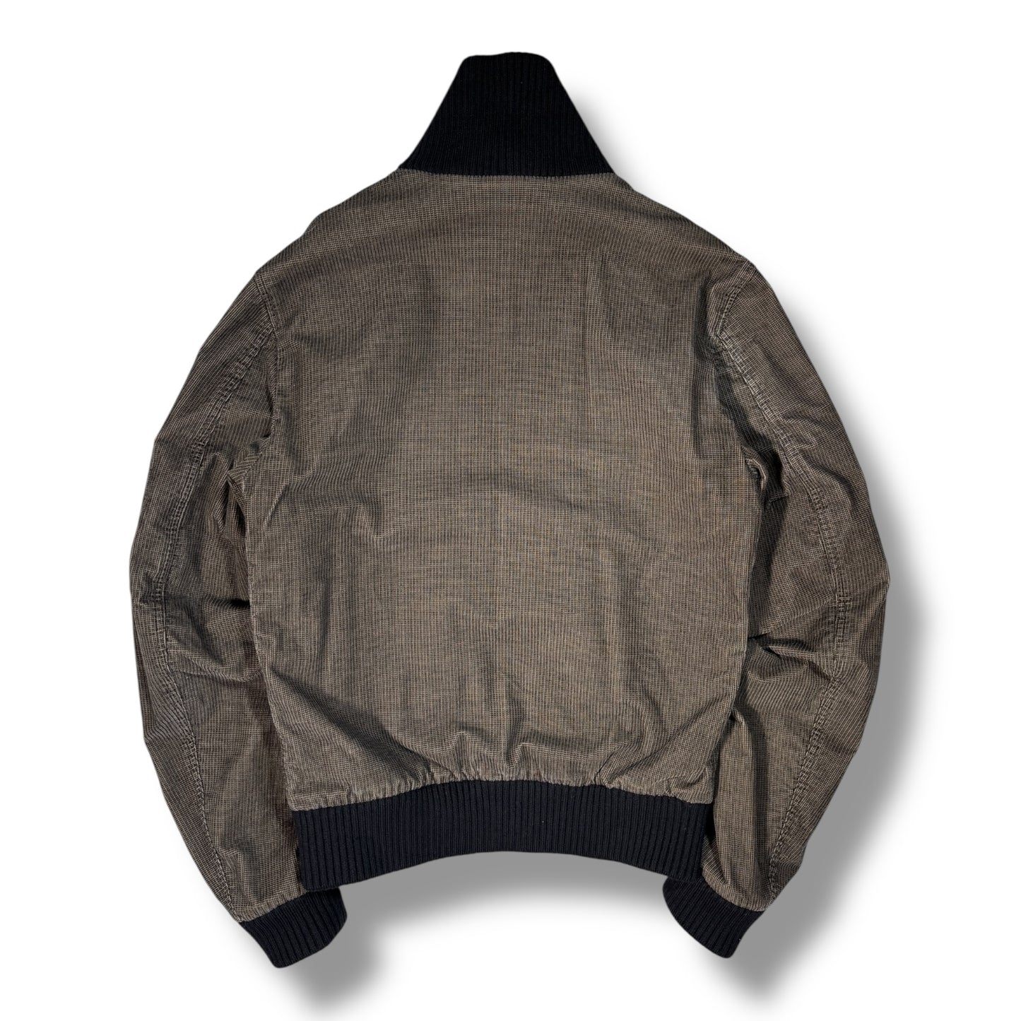 Dolce & Gabbana 00’s Houndstooth Bomber Jacket Small