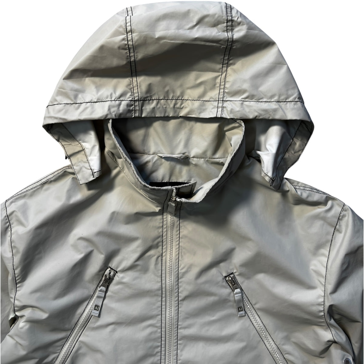 Armani Jeans 00’s Contrast Stitch Technical Jacket L