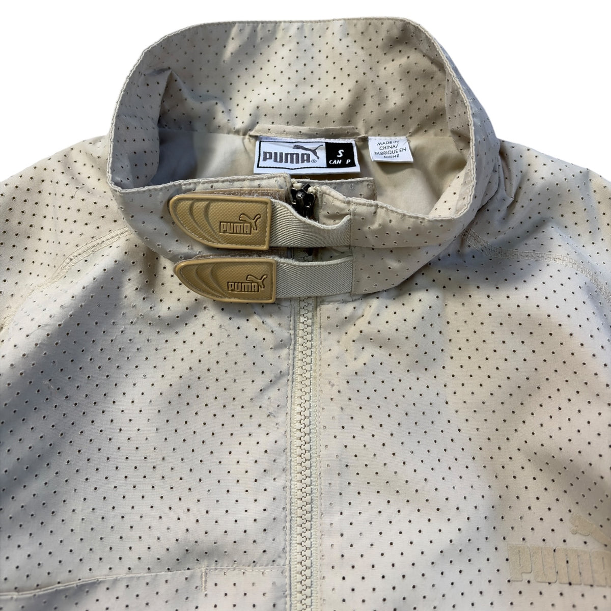 Puma Mostro 2004 Off White Technical Perforated Jacket M