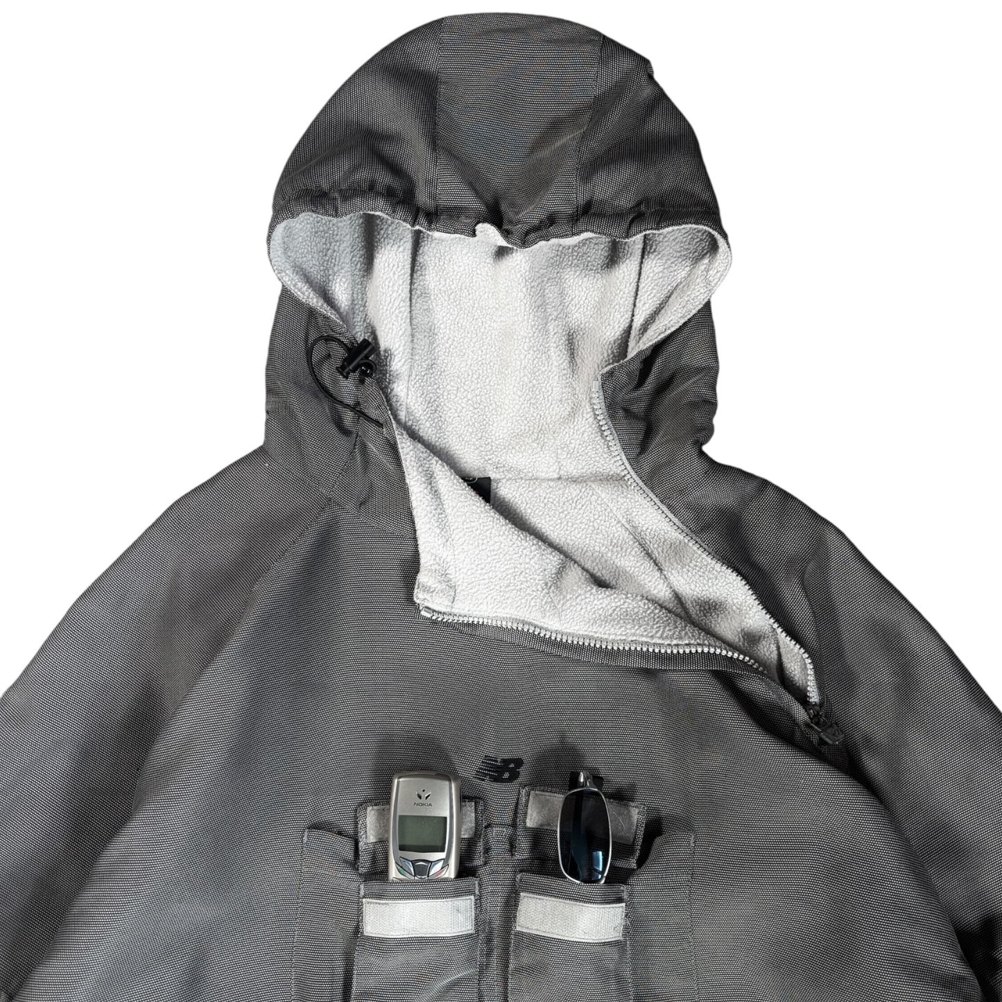 New Balance 00’s Iridescent Asymmetric Cargo Pocket Jacket L