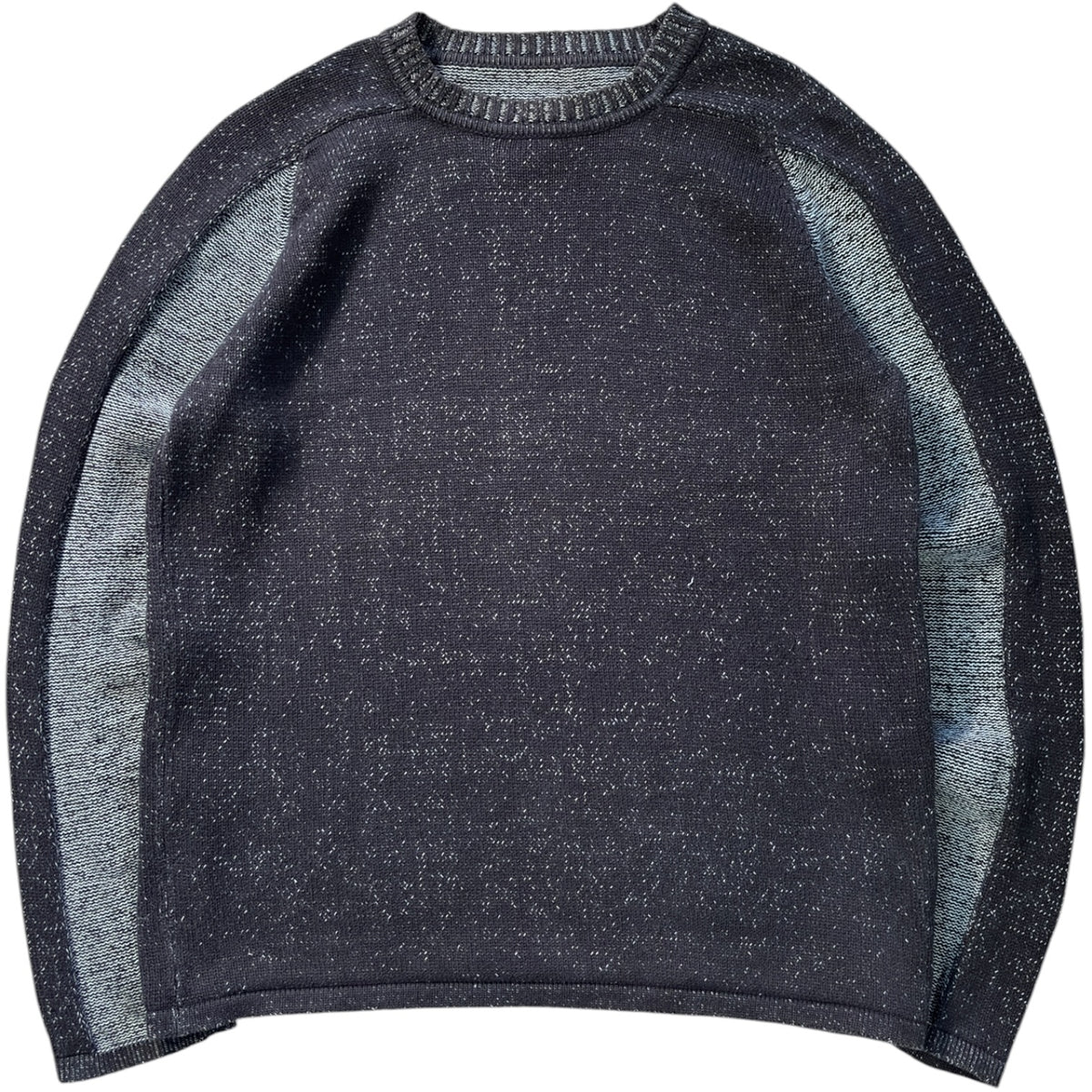 Armani Jeans 00’s Cotton Knit Two Tone Jumper M