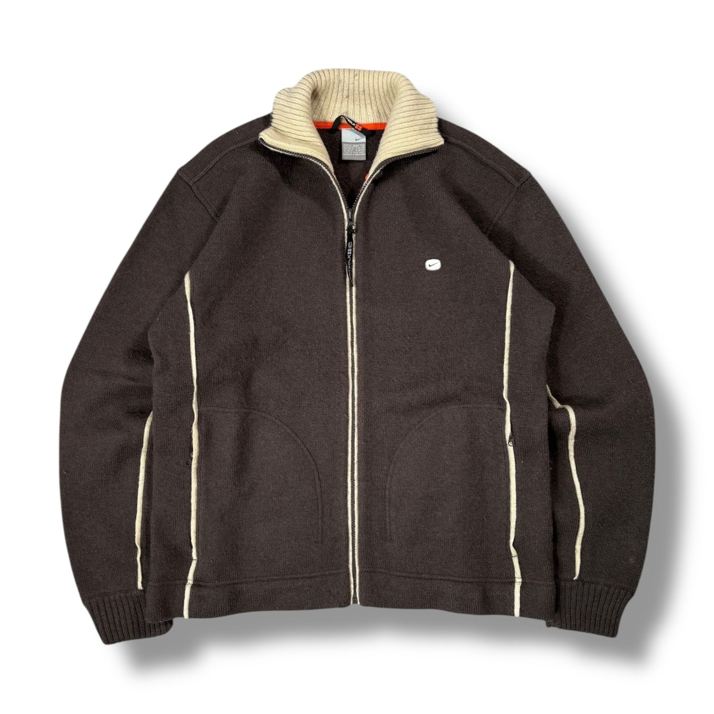 Nike 00’s Full Zip Knit Jumper Medium