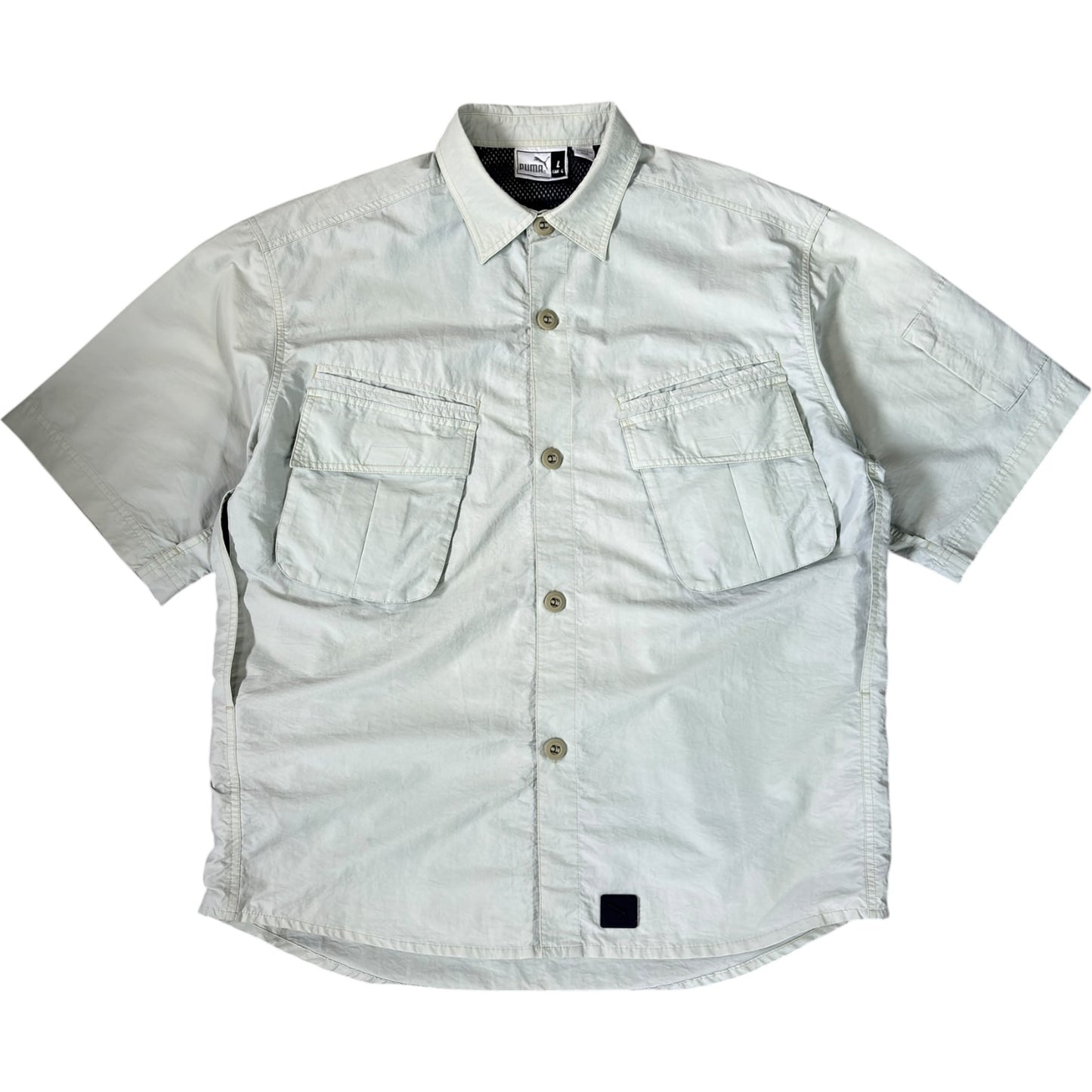 Puma 00’s Dual Pocket Ventilated Short Sleeve Shirt L