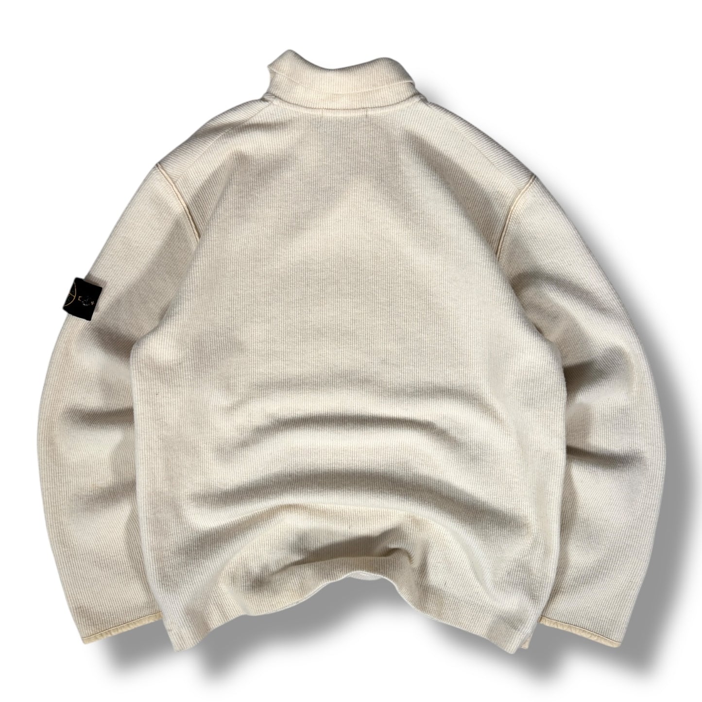 Stone Island AW02 Funnel Neck Pull Over Knit Jumper Large