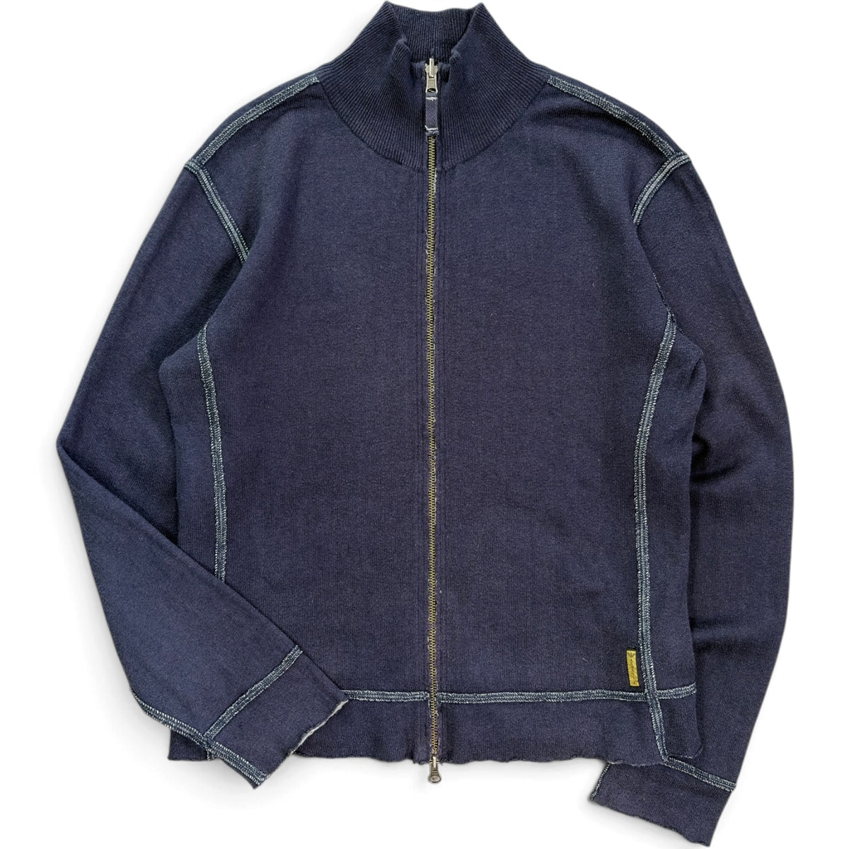 Armani Jeans Reversible Contrast Stitch Jumper M
