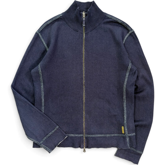 Armani Jeans Reversible Contrast Stitch Jumper M