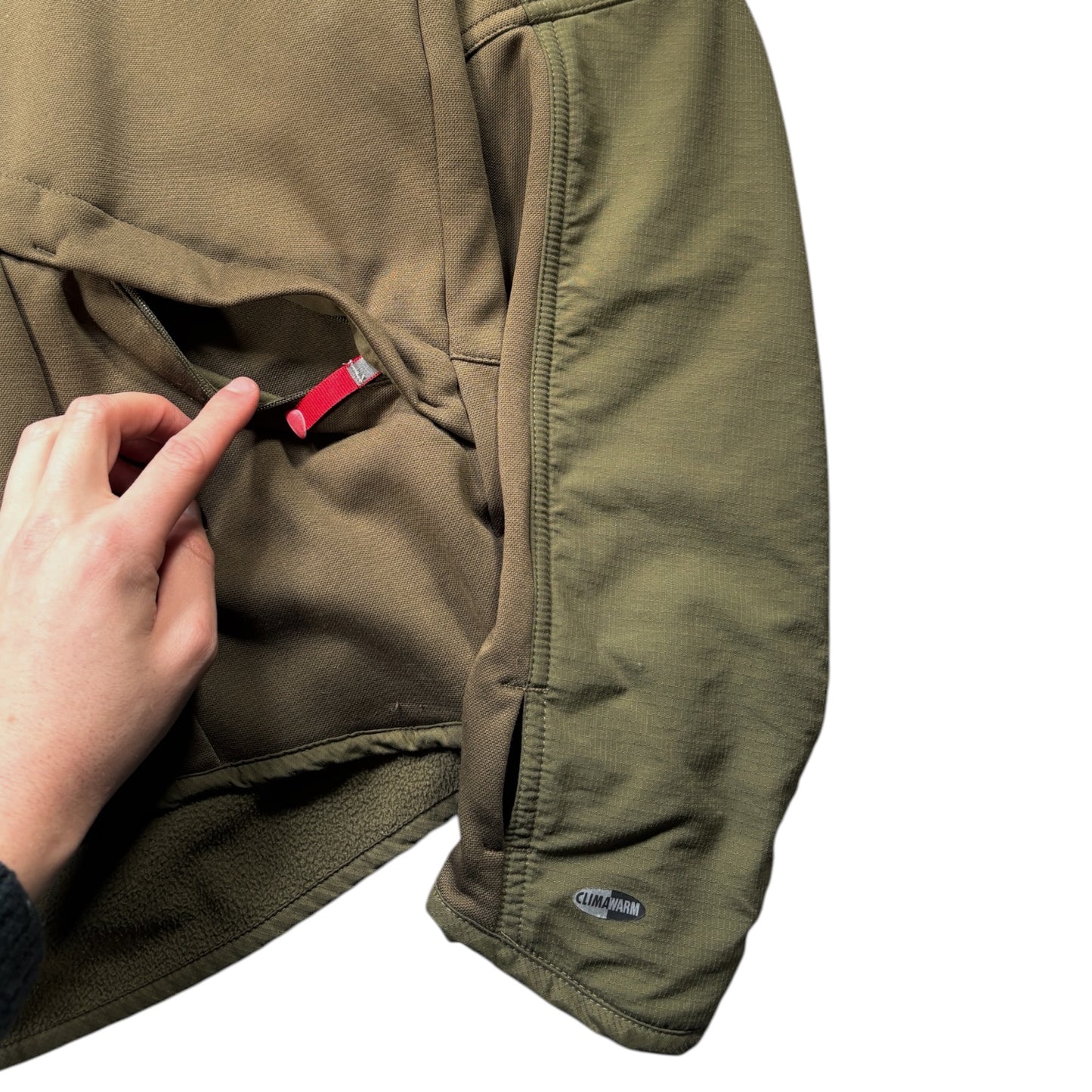 Adidas 2003 Asymmetrical Zip Two Tone Climawarm Hoodie L