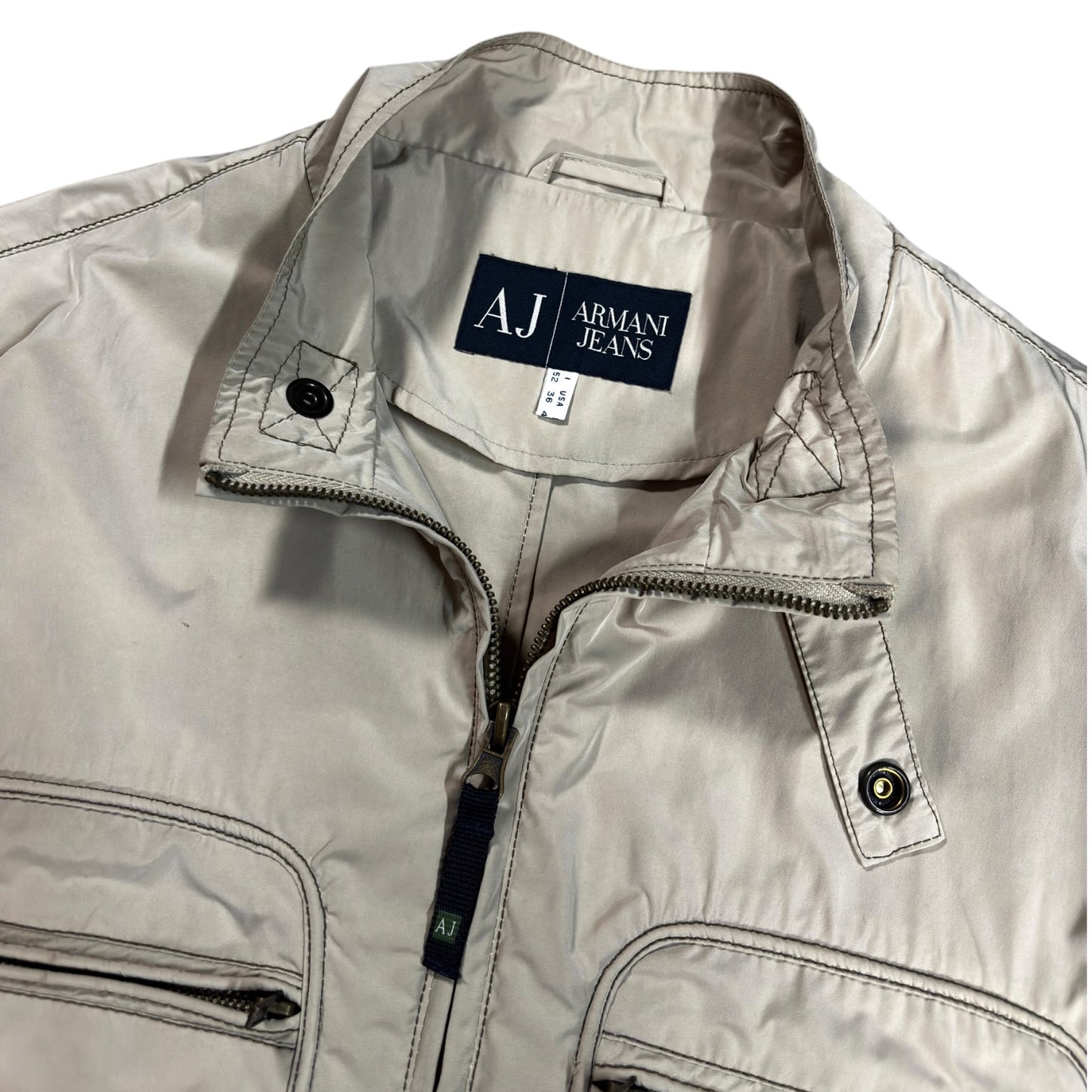 Armani Jeans 00’s Cropped Multipocket Jacket L